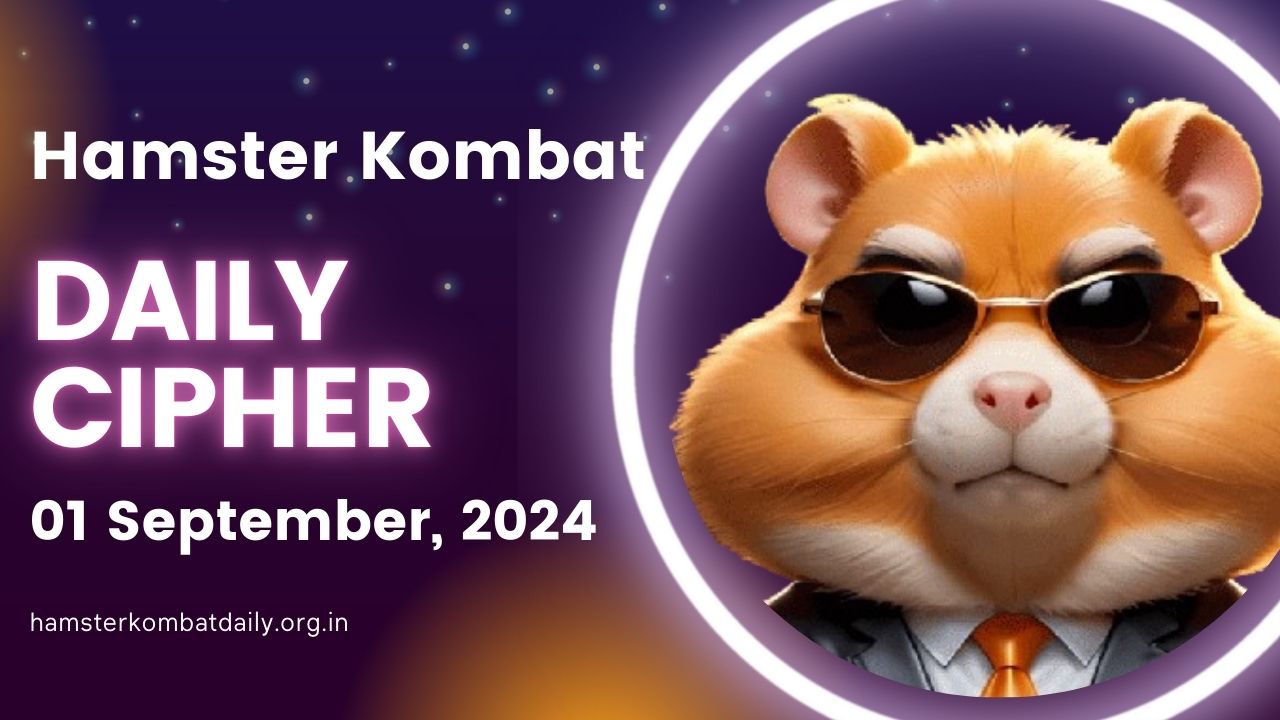 Hamster Kombat Daily Cipher 1 September