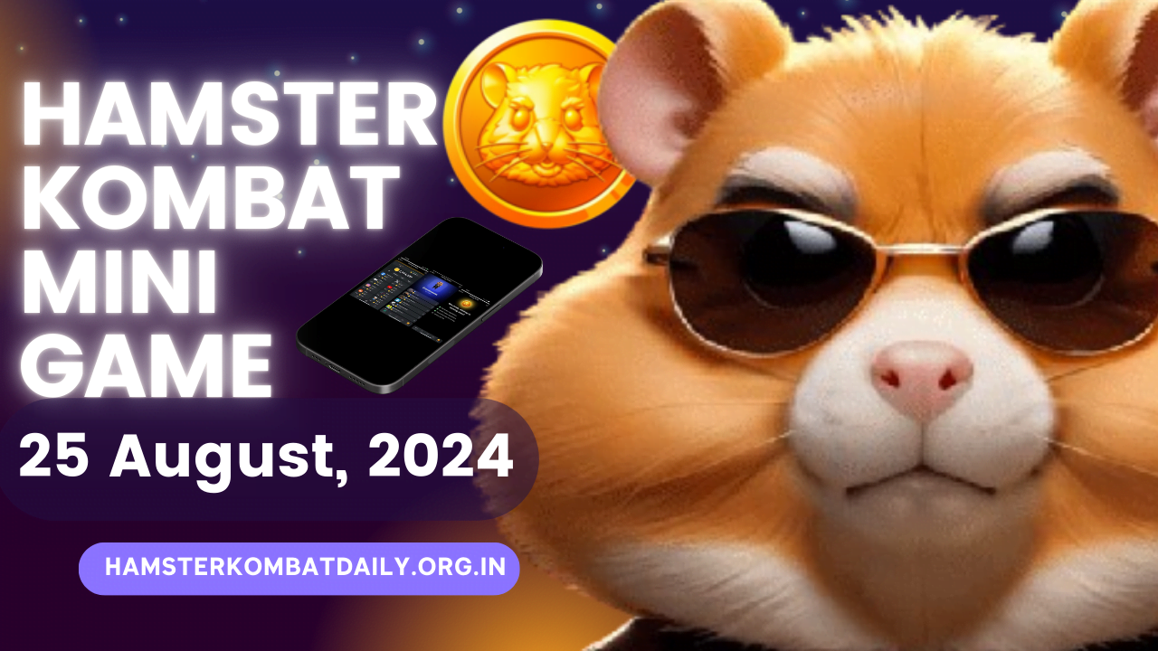 Hamster Kombat Mini Game 25 August