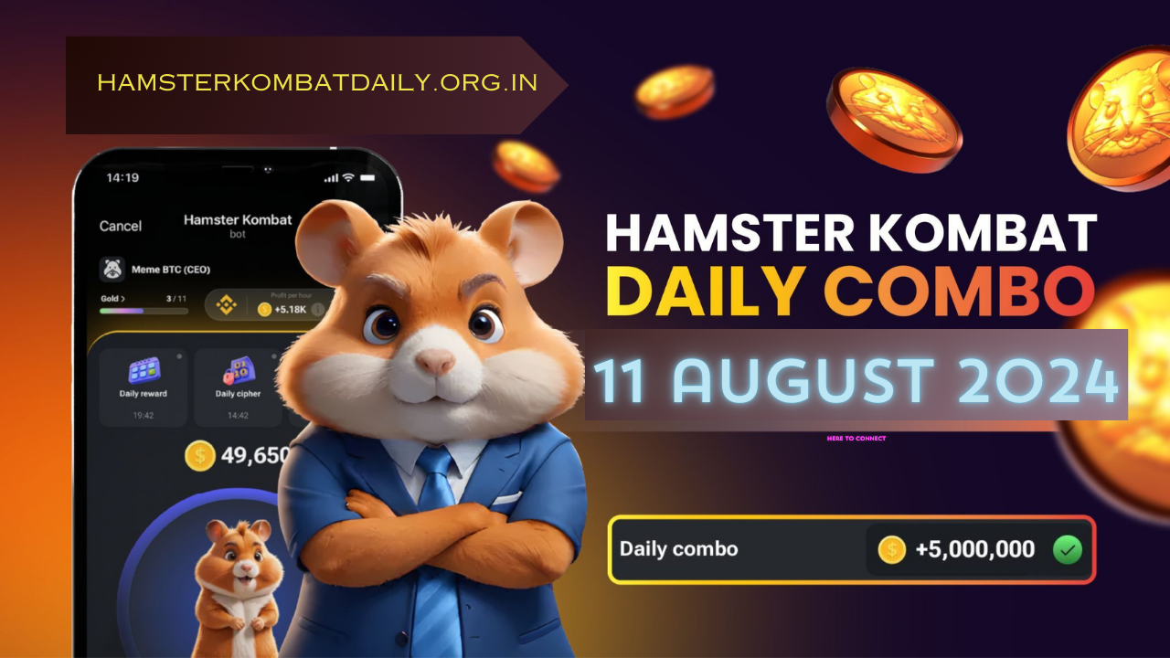 Hamster Kombat Daily Combo 11 August