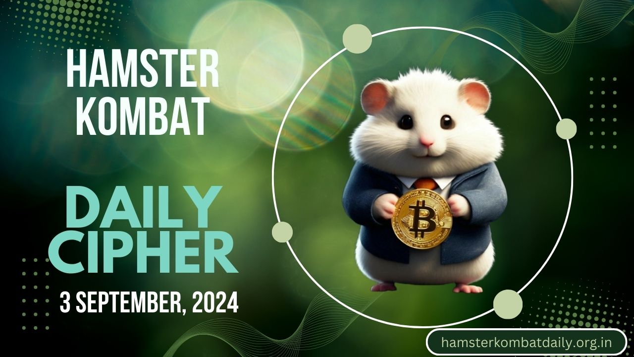 Hamster Kombat Daily Cipher 3 September