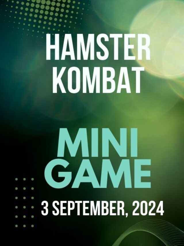 Hamster Kombat Mini Game 3 September