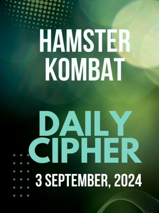 Hamster Kombat Daily Cipher 3 September